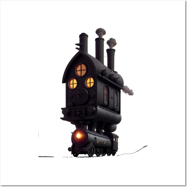 TRAIN HOUSE THEME Wall Art by HTA DESIGNS